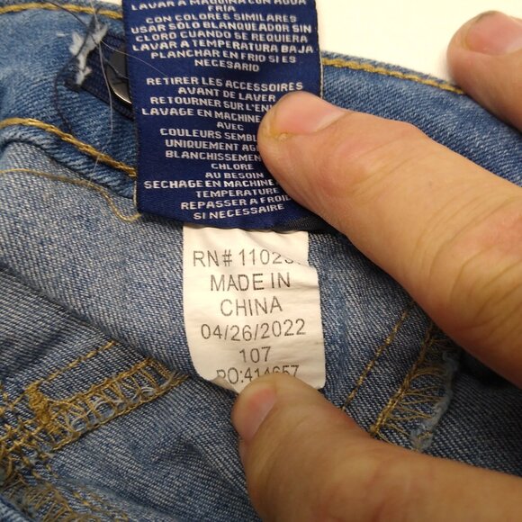 Vigoss The Jagger Skinny Jeans Women Size 10 Denim Adjustable Waist Stretchable - Picture 4 of 11